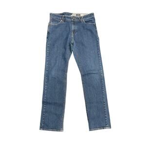 Mens VOLCOM Jeans Solver Modern Straight Pants Size 32 Zip Fly Casual Skater
